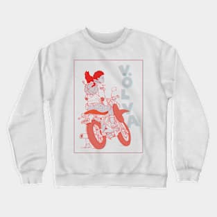 Völva Biker (Red) Crewneck Sweatshirt